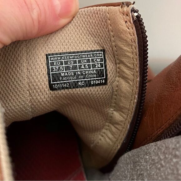 Keen Leather Bern Baby Zipper Ankle Boots | Size 7 - Picture 4 of 9